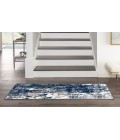 Nourison Grafix Navy Blue GRF38 2 ft. X 4 ft. Rectangle Rug