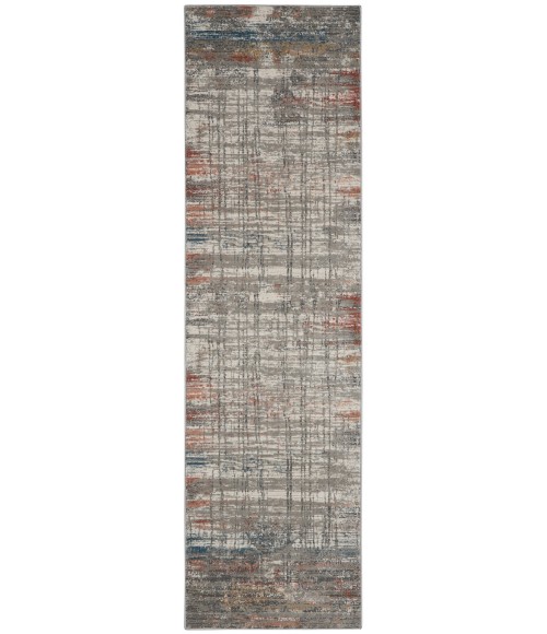 Nourison RUSTIC TEXTURES Area Rug Nourison Rustic Textures Area Rug RUS12-Grey/Multi