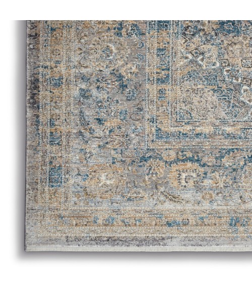 Nourison STARRY NIGHTS Area Rug Nourison Starry Nights Area Rug STN06-Cream Blue