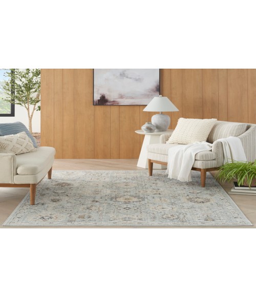 Nourison Oushak Home Mint OUS01 5 ft. 5 in. X 7 ft. 3 in. Rectangle Rug