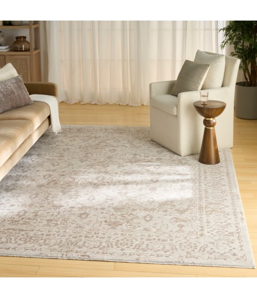 Nourison Shadows Ivory Grey SHW05 6 ft. X 9 ft. Rect. Rug