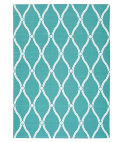 Nourison Home & Garden - Rs089 Aqua Area Rug 7 ft. 9 X 10 ft. 10 Rectangle