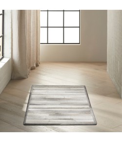 Calvin Klein Ck17: Prairie - Pra1 Silver Area Rug 2 ft. X 3 ft. Rectangle