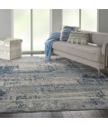 Nourison Rustic Textures Area Rug RUS10-Ivory/Blue