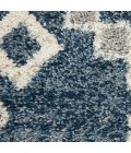 Nourison Scandinavian Shag Area Rug SCN02-Denim Blue