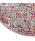 Nourison Passion Round Area Rug PSN22-Grey/Multi