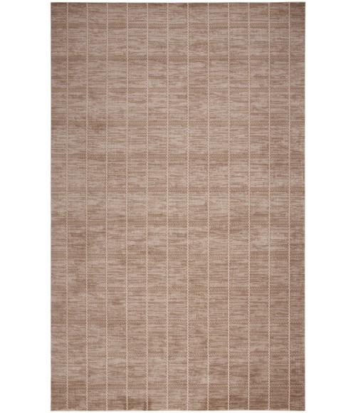 Nourison Serenity Home Mocha Ivory SRH05 7 ft. 10 in. X 9 ft. 10 in. Rectangle Rug