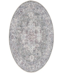Nourison Home New Concept Washable Ivory Grey SR101 7 ft. 10 in. Round Rug
