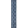 Nourison Reversible Indoor Outdoor Blue RVB01 2 ft. 2 in. X 12 ft. Rect. Rug