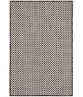 Nourison Courtyard Area Rug COU01 Ivory Charcoal 2' x 3'