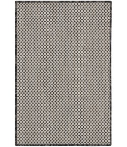 Nourison Courtyard - Cou01 Ivory Charcoal Area Rug 2 ft. X 3 ft. Rectangle