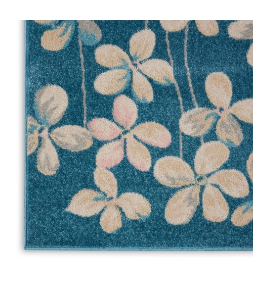 Nourison TRANQUIL Area Rug Nourison Tranquil Area Rug TRA04-Turquoise