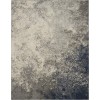Nourison Passion - Psn10 Charcoal Ivory Area Rug 6 ft. 7 X 9 ft. 6 Rectangle