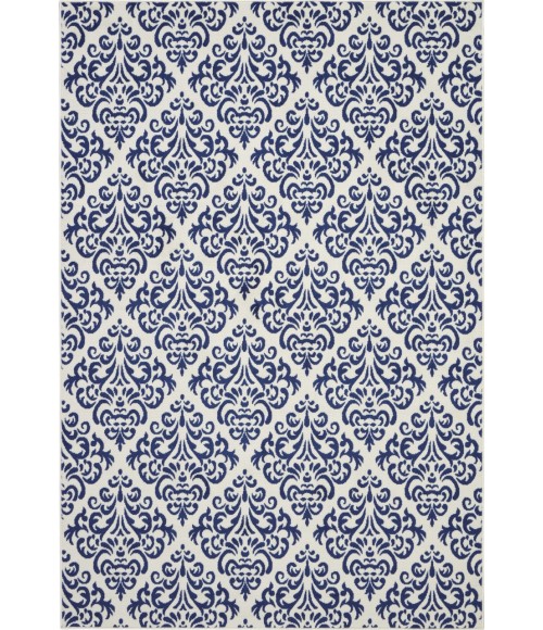 Nourison Grafix Area Rug GRF06-White/Blue
