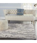Nourison TEXTURED CONTEMPORARY Area Rug Nourison Textured Contemporary Area Rug TEC01-Ivory/Grey