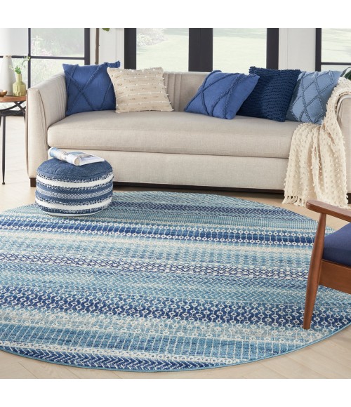 Nourison Passion Area Rug Nourison Passion Area Rug PSN26 Navy Blue