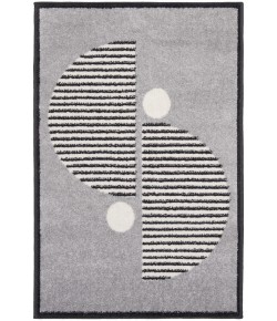 Nourison Modern Passion - Mdp02 Grey Black Area Rug 2 ft. X 3 ft. Rectangle