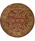 Nourison Jaipur Round Area Rug JA17-Burgundy