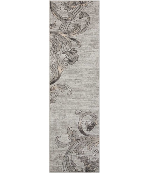Nourison Maxell Runner Area Rug MAE05-Graphite
