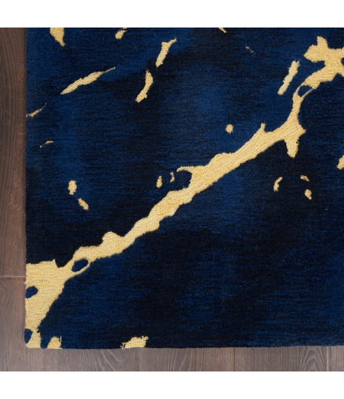 Nourison Symmetry Area Rug SMM09-Navy