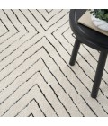 Nourison Modern Comfort Ivory Black Rug MNC01 7 ft. X 9 ft. Rect. - Rugs Town Nourison Modern Comfort Ivory Black MNC01 7 ft. X 9 ft. Rect. Rug