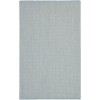 Nourison Courtyard Ivory Aqua COU01 6 ft. Square Rug