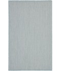 Nourison Courtyard Ivory Aqua COU01 6 ft. Square Rug