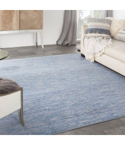 Nourison Essentials - Nre01 Blue Grey Area Rug 9 ft. X Square