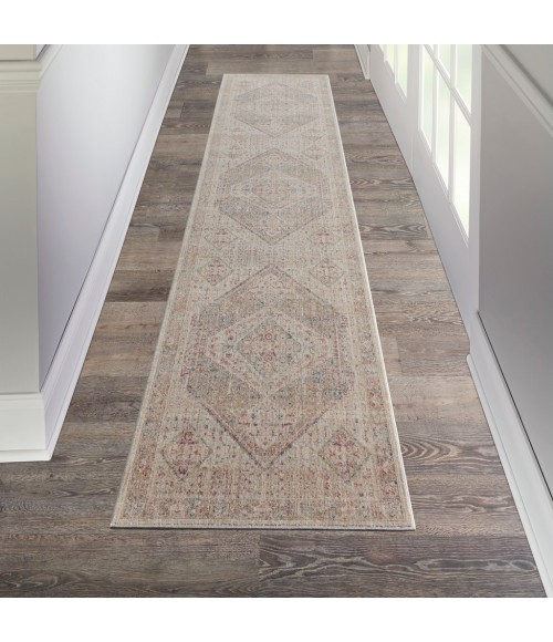 Nourison Enchanting Home Runner Area Rug ENH03-Beige/Grey