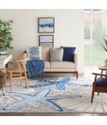 Nourison ALOHA Area Rug Nourison Aloha Area Rug ALH24-Blue/Grey