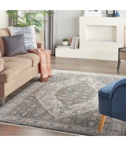 Nourison Starry Nights - Stn11 Grey Blue Area Rug 5 ft. 3 in. X 7 ft. 3 in. Rectangle