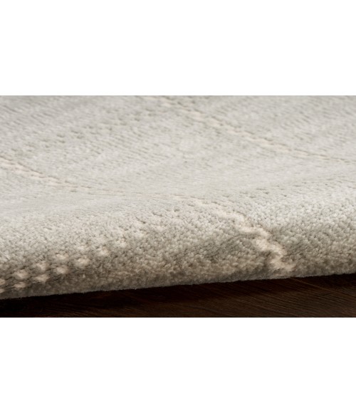 Nourison Serenity Home Light Grey SRH05 7 ft. 10 in. X 9 ft. 10 in. Rectangle Rug