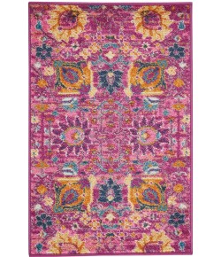 Nourison Passion - Psn01 Fuchsia Area Rug 22 X 34 Rectangle