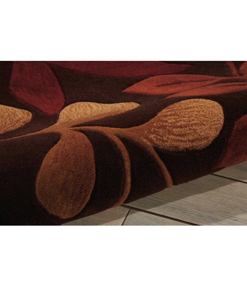 Nourison CONTOUR Area Rug Nourison Contour Area Rug CON02-Chocolate