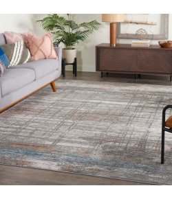 Nourison Rustic Textures - Rus12 Grey Multicolor Area Rug 9 ft. 3 X 12 ft. 9 Rectangle