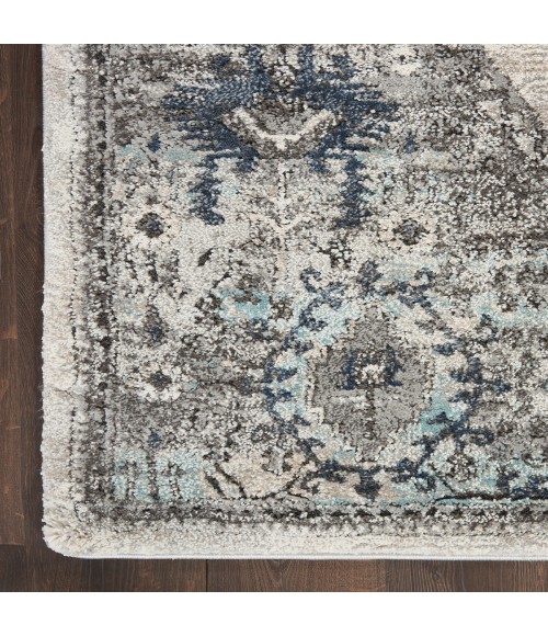 Kathy Ireland American Manor Area Rug AMR02 Grey 5'3" x 7'3"