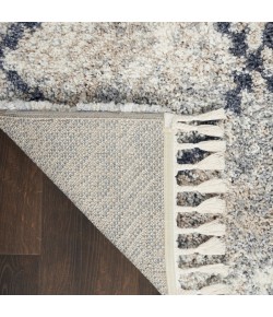 Nourison Home Oslo Shag OSL01 Silver Grey 7 ft. 10 in. X 10 ft. 6 in. Area Rug