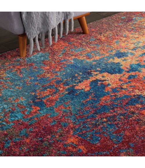 Nourison Celestial Area Rug CES08-Atlantic