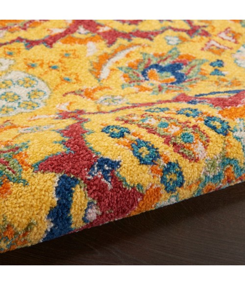 Nourison Allur Area Rug ALR03-Yellow Multicolor