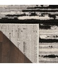 Nourison TEXTURED CONTEMPORARY Area Rug Nourison Textured Contemporary Area Rug TEC02-Ivory/Charcoal