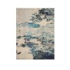 Nourison Celestial - Ces02 Ivory Teal Blue Area Rug 10 ft. X 14 ft. Rectangle