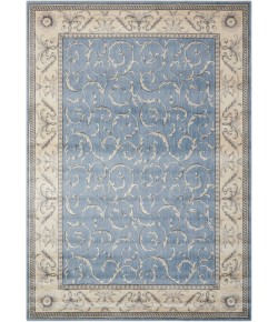 Nourison Somerset - St02 Light Blue Area Rug 5 ft. 3 X 7 ft. 5 Rectangle