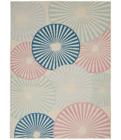 Nourison Grafix Area Rug GRF20-Ivory/Multi