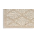 Nourison Easy Care Cream NES01 6 ft. X 9 ft. Rectangle Rug