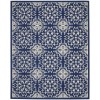 Nourison Jubilant - Jub06 Navy Ivory Area Rug 7 ft. 10 X 9 ft. 10 Rectangle