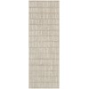 Nourison Cozy Modern Grey Ivory CMD03 2 ft. 2 in. X 6 ft. Rect. Rug
