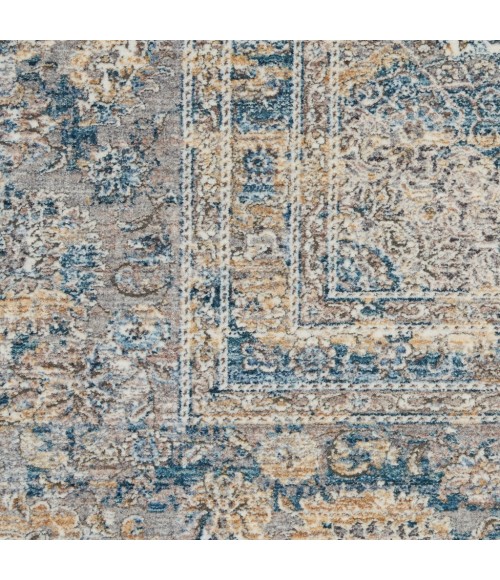 Nourison STARRY NIGHTS Area Rug Nourison Starry Nights Area Rug STN06-Cream Blue