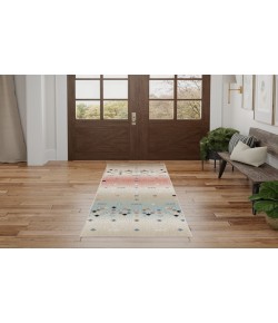 Nourison Washable Decor Multicolor WSD02 2 ft. X 6 ft. Rectangle Rug