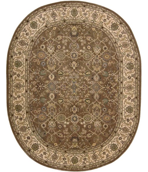 Nourison 2000 Area Rug Nourison 2000 Oval Area Rug 2091-Mushroom
