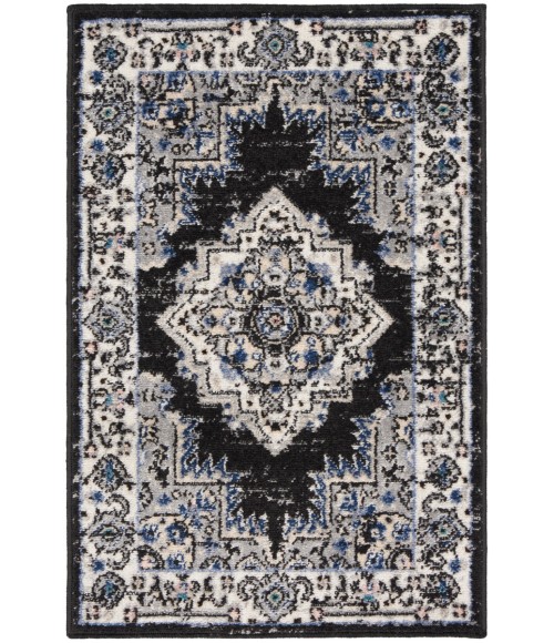 Nourison Passion Area Rug PSN03 Black Ivory